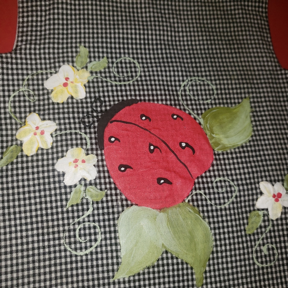 Handpainted button tank - Picture 3 of 4